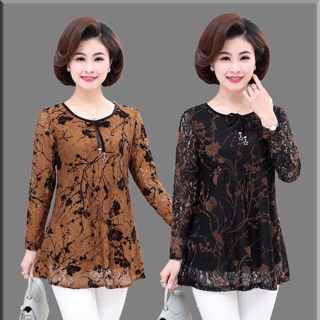 Áo ren trung niên cao cấp kiểu dáng sang trọng QCNP1886