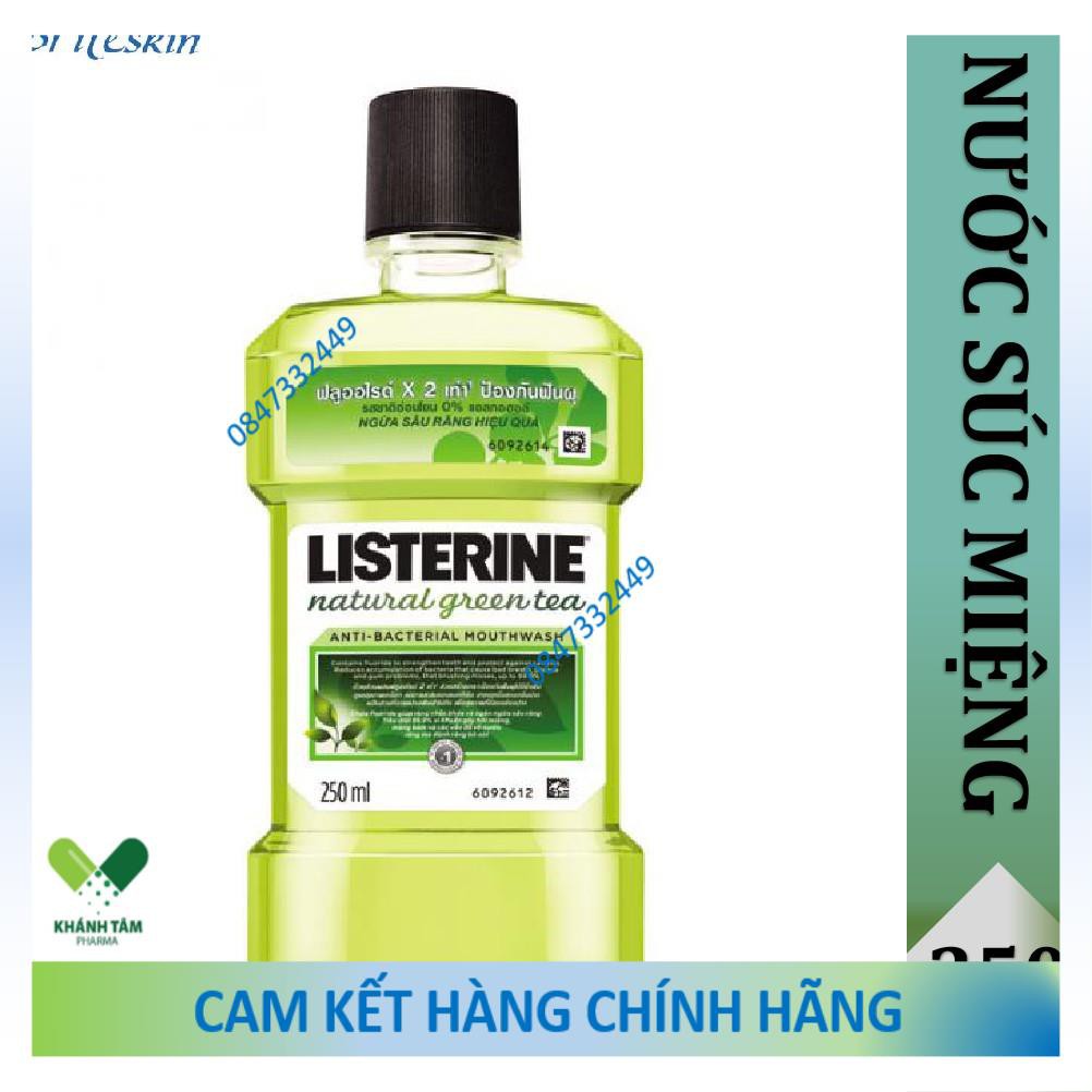 Dòng Nước Súc Miệng Sạch Khuẩn, Bảo Vệ Răng Miệng Listerine (Chai 250ml)