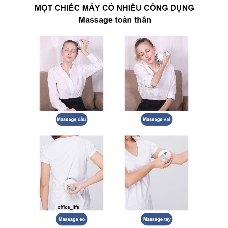 Máy massage cầm tay đa năng cao cấp