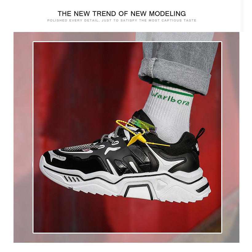 Giày nam sneaker tăng chiều cao mã MD04 size 39-44