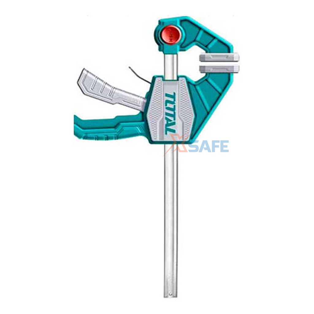 Thanh kẹp nhanh TOTAL THT1340601 Kẹp nhanh chuyên dùng cho các công việc kẹp, giữ chắc vật liệu lực kẹp tối đa 60kg