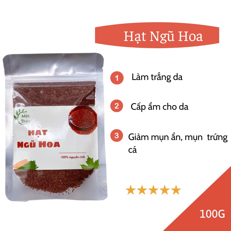 Mặt nạ ngũ hoa hạt nguyên chất Organic - Mocthao