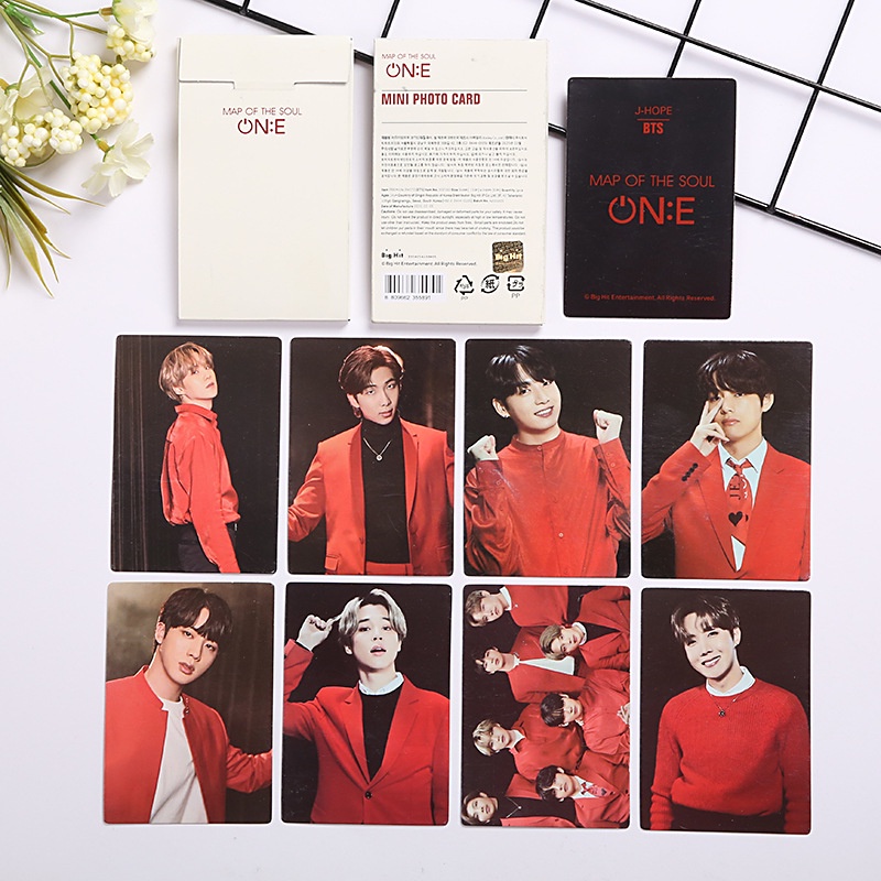 Set 8/9 Tấm Thẻ Ảnh In Hình Nhóm Nhạc BTS