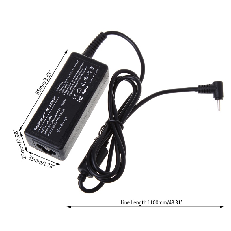 Dây Sạc Nguồn AC 12V 3.33A Cho Laptop Samsung