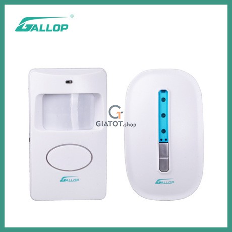 Chuông cửa cảm ứng hồng ngoại báo khách GALLOP DOORBELL F623 (loại tốt)