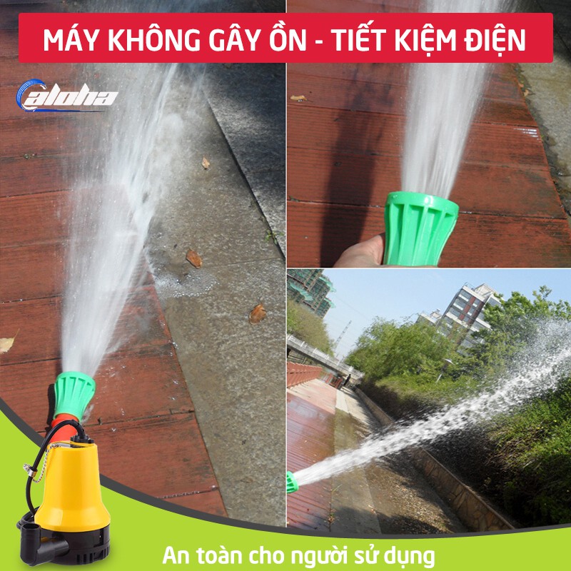 Máy bơm chìm vàng lớn công suất 45W, máy bơm nước điện áp 12V, máy bơm ngập nước ống ra 27mm-C0014Y1