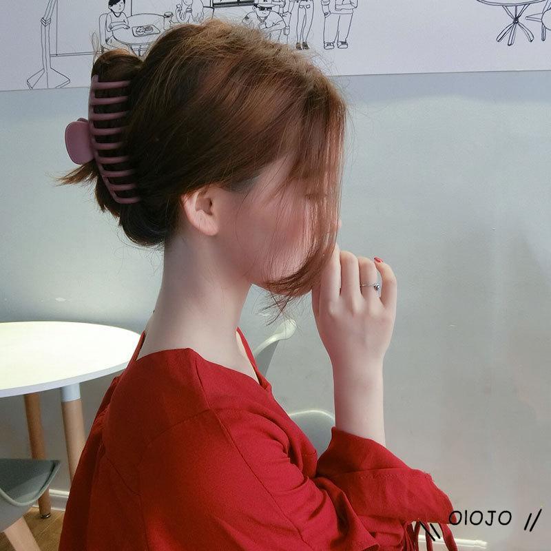 Kẹp Tóc Màu Nhám Thiết Kế Đơn Giản Dễ Thương