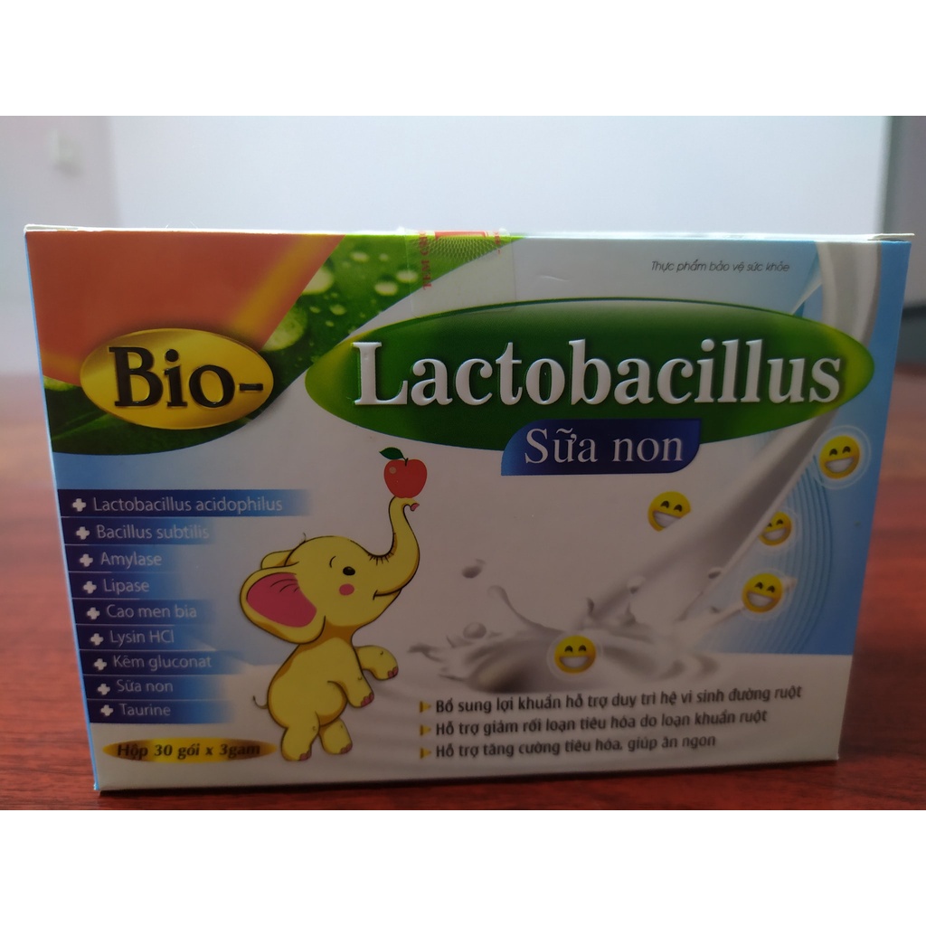 Bio – Lactobacillus sữa non - Hỗ trợ tăng cường tiêu hóa, giúp ăn ngon (30 gói)