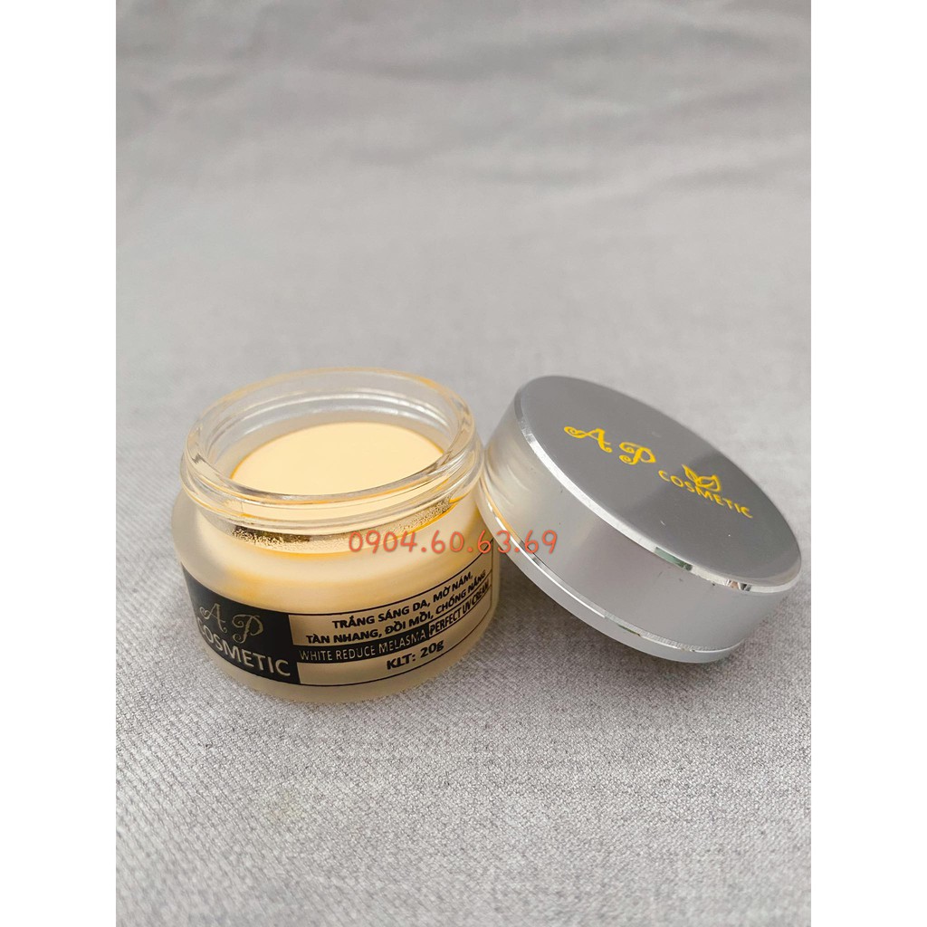 Kem AP COSMETIC 20g Dưỡng Trắng Da Mờ Nam Tàn Nhang Chống Nắng