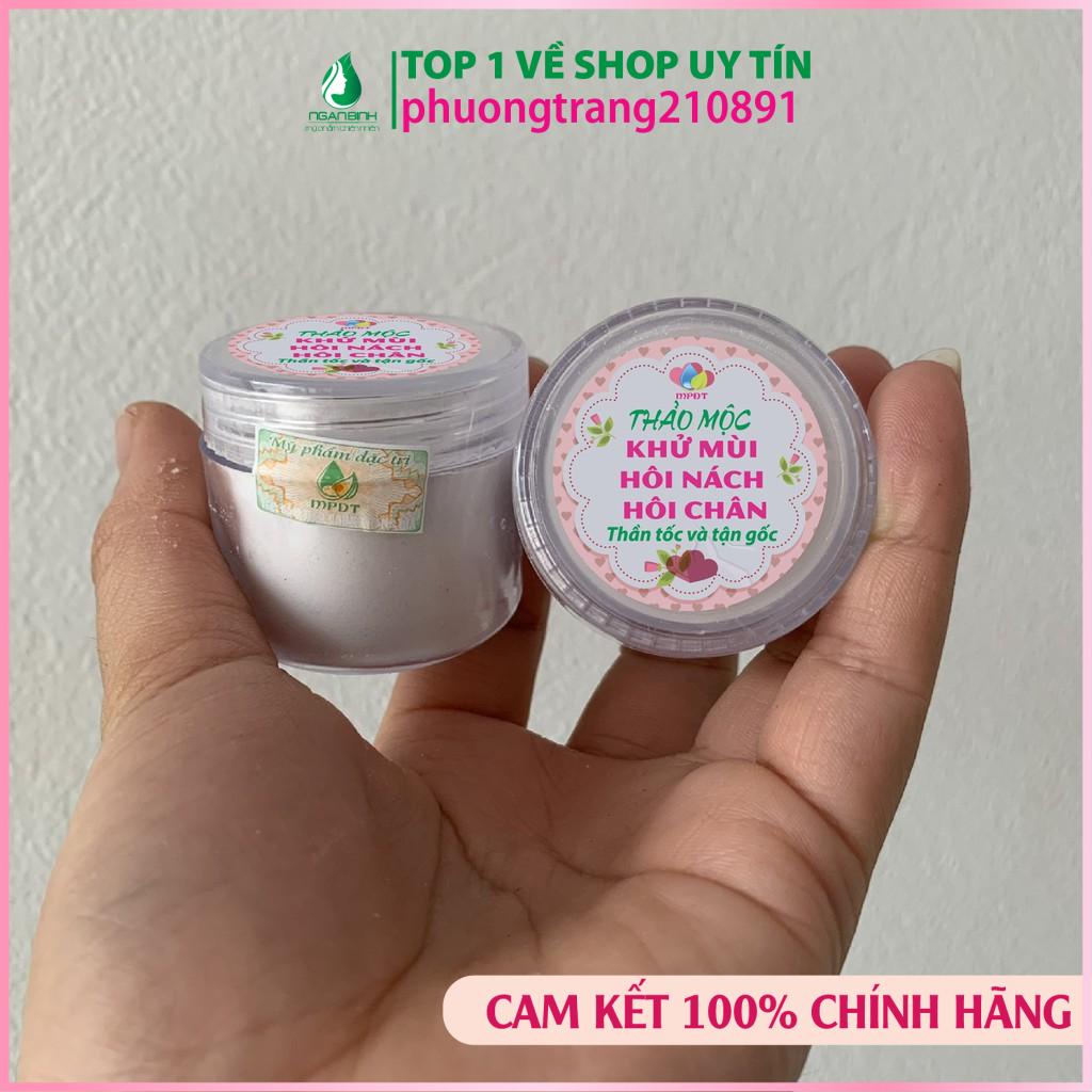 Thảo mộc hồng khử mùi hôi nách hôi chân, giảm thâm, da sáng hồng, láng mịn 50gr