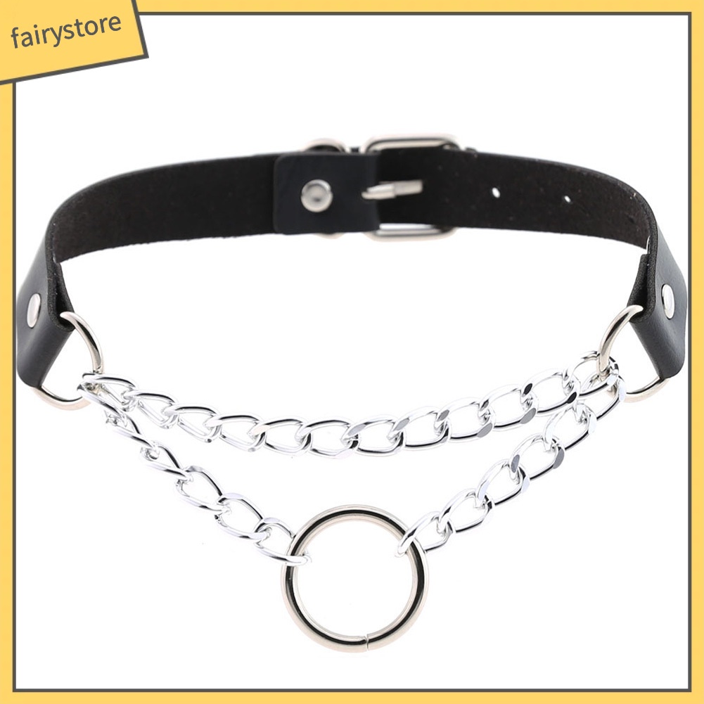 Vòng cổ choker giả da phong cách cá tính dành cho cả nam và nữ