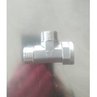 T cầu ren trong 21mm inox 304 đúc -hàng đẹp