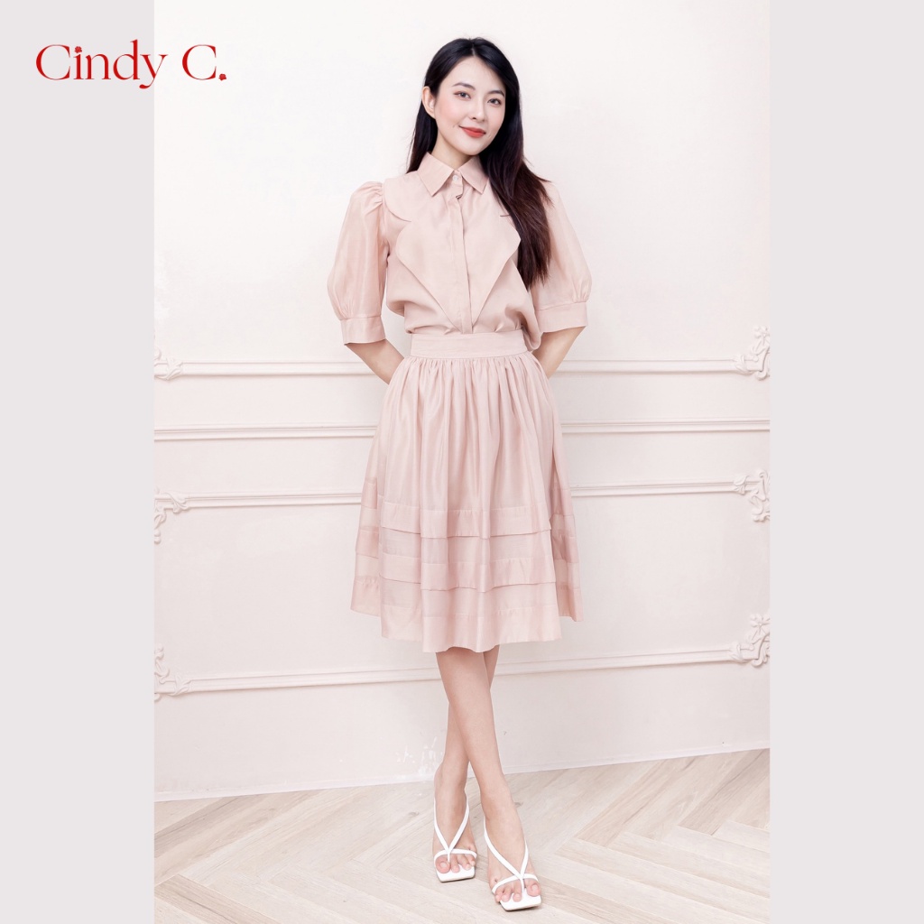 Áo sơ mi Samson CINDY C chất liệu Organza phong cách công sở 730