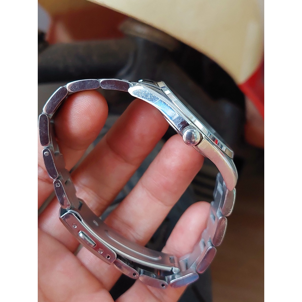 Đồng hồ nam Aureole chạy pin hàng Si