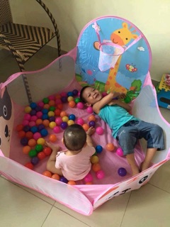 Combo lều và 100 bóng cho bé