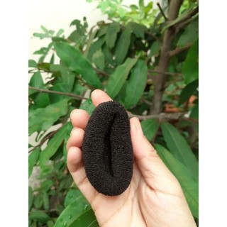 5 sợi thun cột tóc đen bản 3cm.