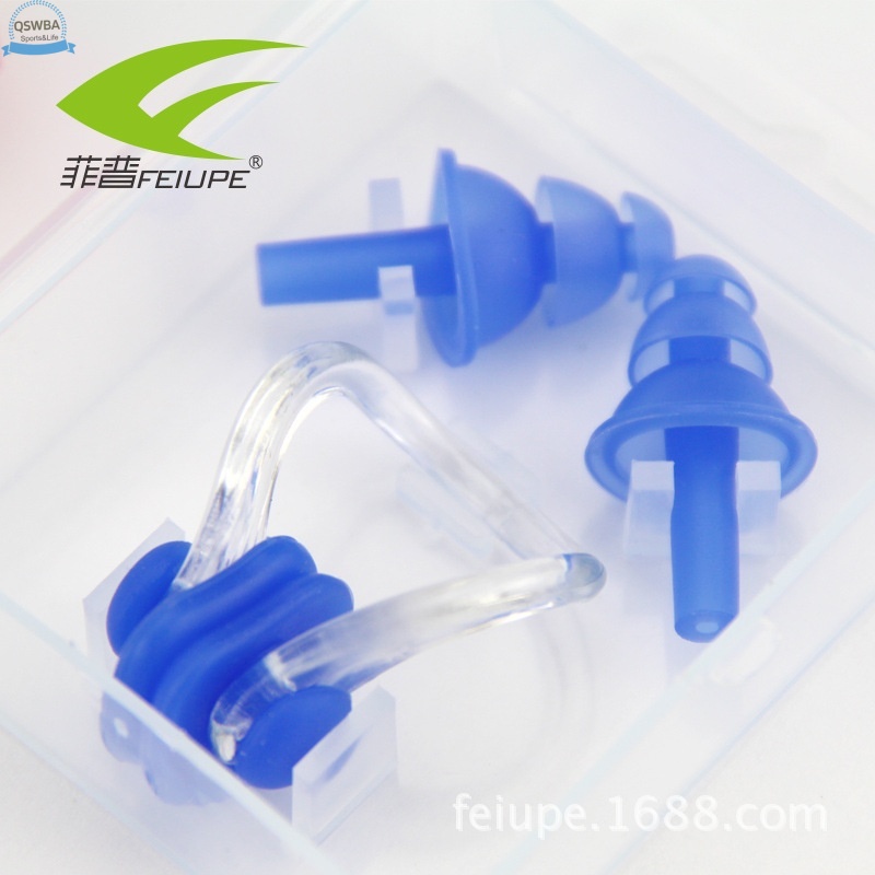 Bộ Kính Bơi + Nút Bịt Tai + Mũi + Bịt Tai Mềm Chống Ồn Chống Thấm Nước Tiện Dụng Cho Người Lớn Và Trẻ Em
