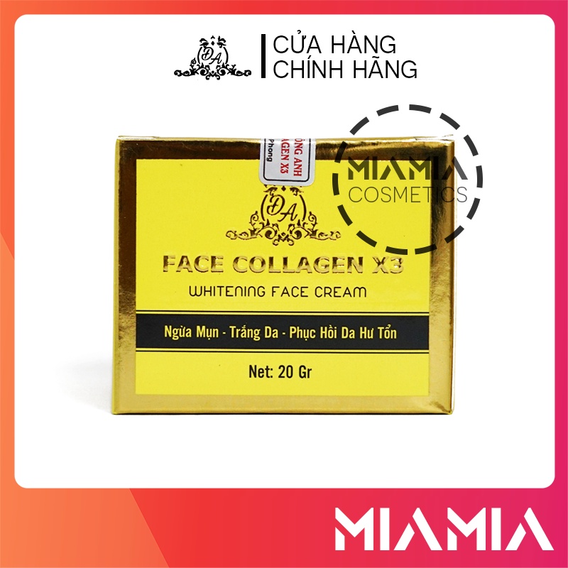 Combo Kem Face Đông Anh Collagen X3 và Serum Colagen X3 chính hãng Nguyễn Huỳnh Như