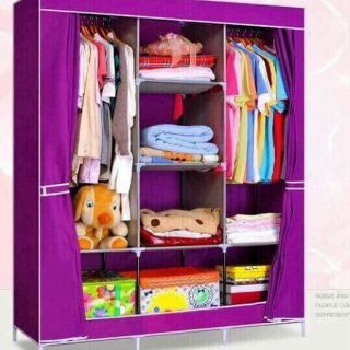 Tủ vải 3 buồn trơn khung thép