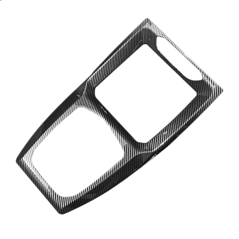 Miếng Dán In Họa Tiết Sợi Carbon Dán Bảng Điều Khiển Cần Gạt Số Cho BMW X3 X4 G01 G02 2021 2022