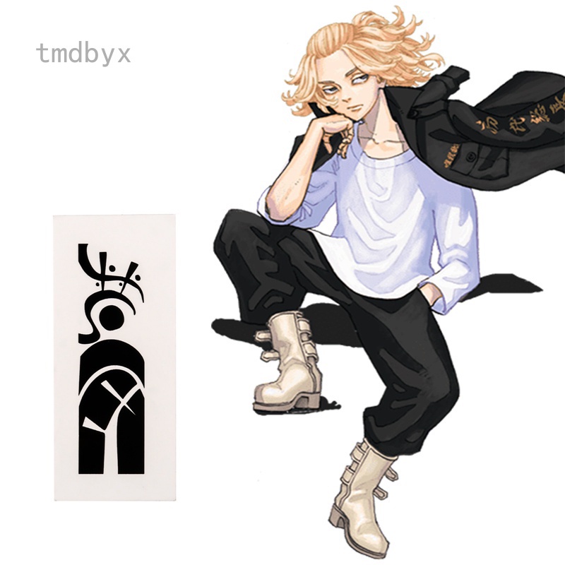 Hình xăm dán cổ hóa trang nhân vật Izana Kurokawa Sano Manjirō