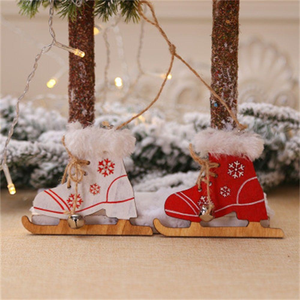 Bộ 2 Găng Tay Bông Tuyết Treo Trang Trí Cây Thông Giáng Sinh