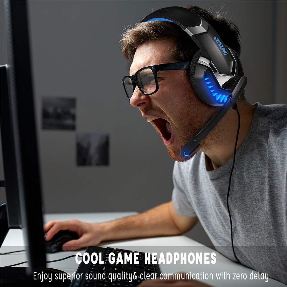 Tai nghe chơi game ERXUNG J30 PC với tai nghe mic PS4 cho máy tính xách tay điện thoại thông minh