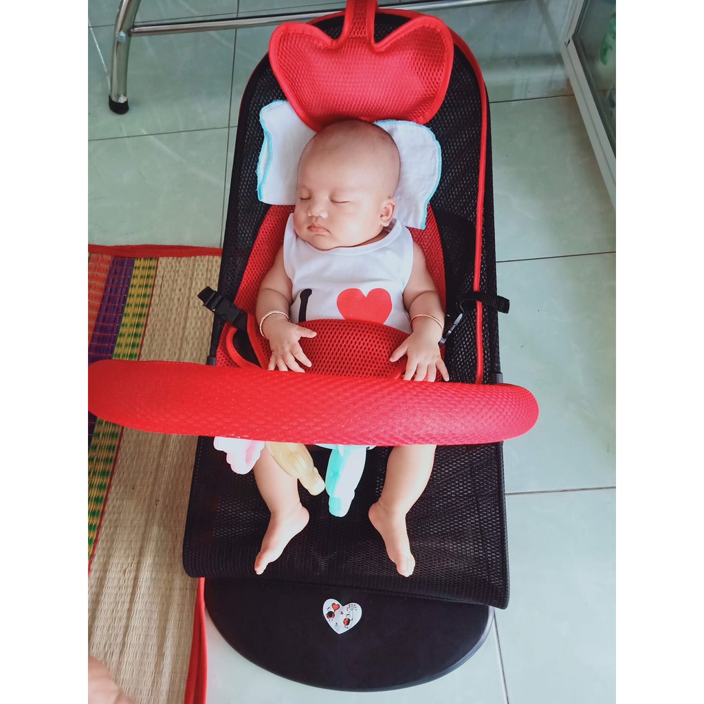 Ghế nhún có gối tặng kèm thanh đồ chơi