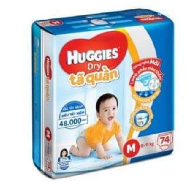 Tả quần huggies m76,l68,xl62
