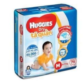 Tả quần huggies m76,l68,xl62