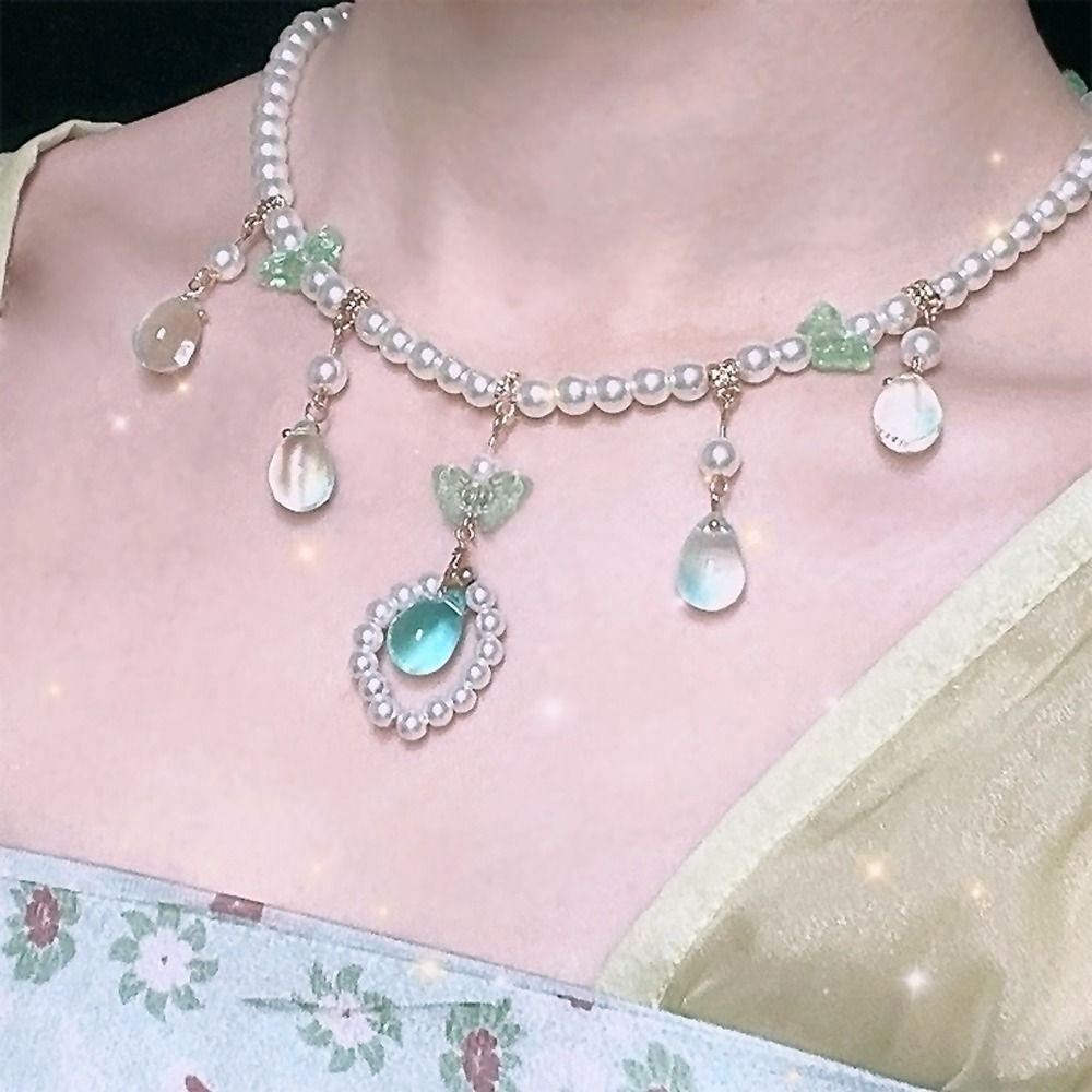 Vòng Cổ Hán Phục Phong Cách Trung Hoa Ngọt Ngào Dành Cho Nữ