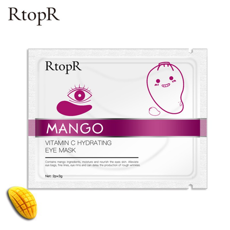 RtopR Mặt nạ mắt chứa vitamin C trị quầng thâm bọng mắt ngăn ngừa nếp nhăn và lão hóa