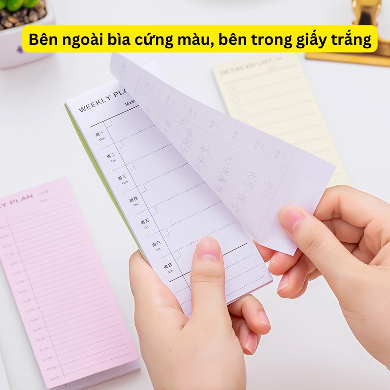 To do list note ghi chú công việc daily weekly