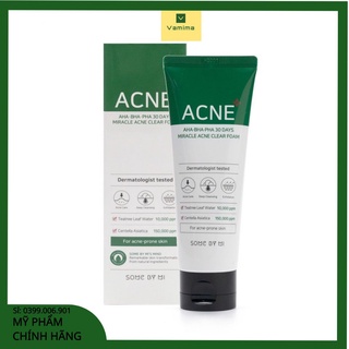Some by mi / sữa rửa mặt some by me aha-bha-pha 30 days miracle acne clear foam