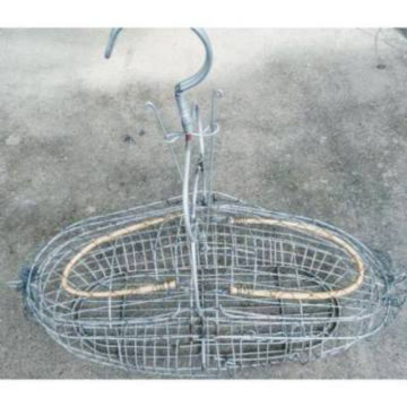 Lồng bẫy khuyên bằng kẽm 2 cửa siêu nhạy 18x30x33cm