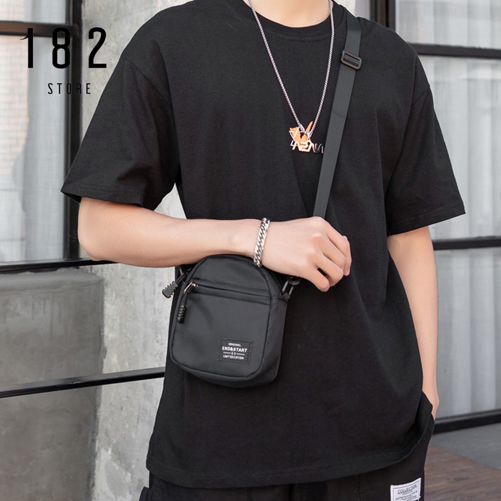 Túi Đeo Chéo Mini Unisex Nam Nữ Basic Messenger Mini Bag Nhỏ Gọn Tiện Dụng Đeo Vai Đi Chơi S001 Freeship - The Black Box | BigBuy360 - bigbuy360.vn