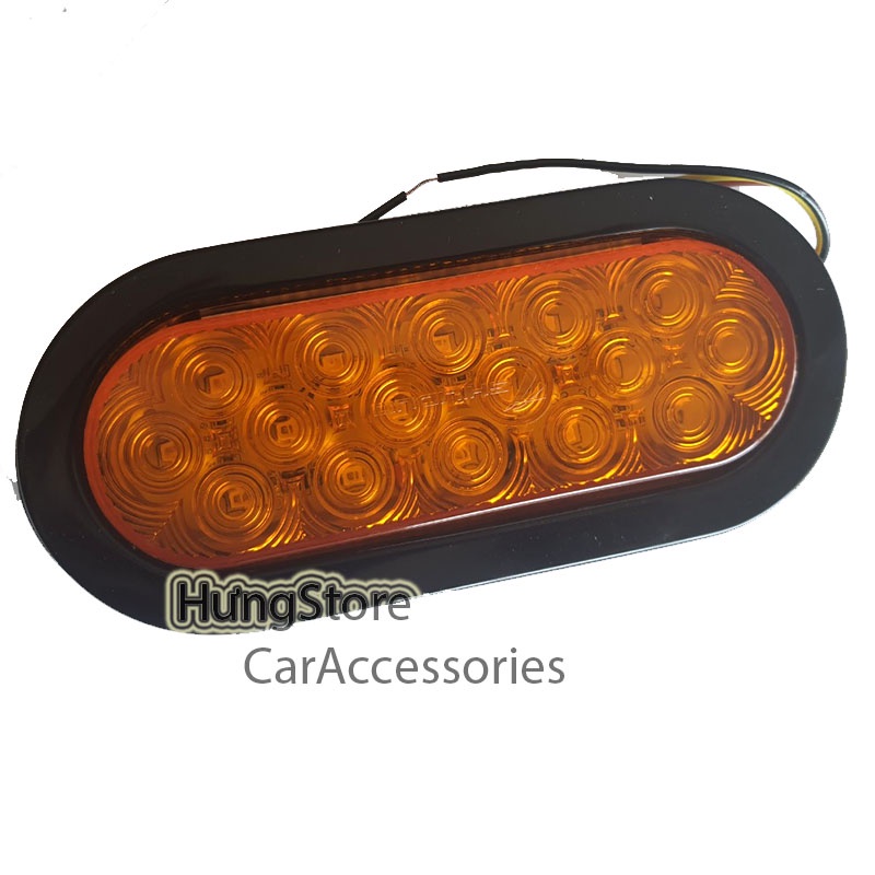 Đèn led báo tín hiệu xe tải, đầu kéo 12V,24V chống nước,đèn led độ quả trám 2 chế độ