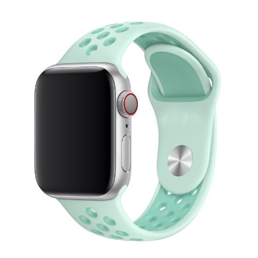 Dây đeo silicone thay thế cho đồng hồ thông minh Apple Watch một 2 3 4 5 38mm 40mm 42mm 44mm ❤️FREESHIP❤️