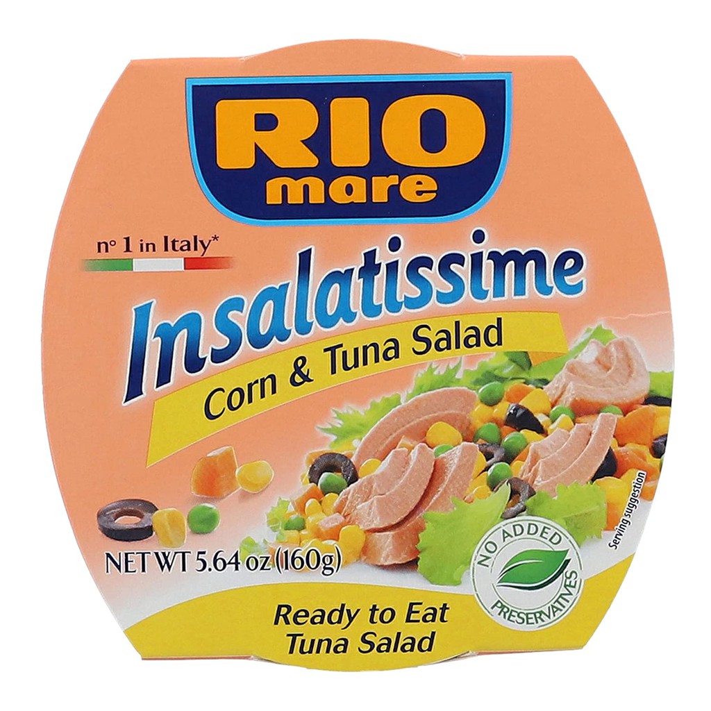 Cá ngừ rau củ Rio Mare Insalatissima hộp 160g