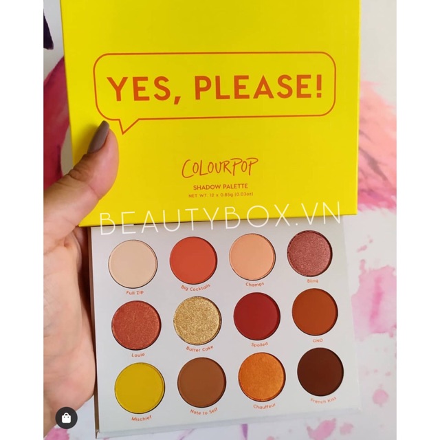 Bảng phấn mắt YES,PLEASE! Colourpop