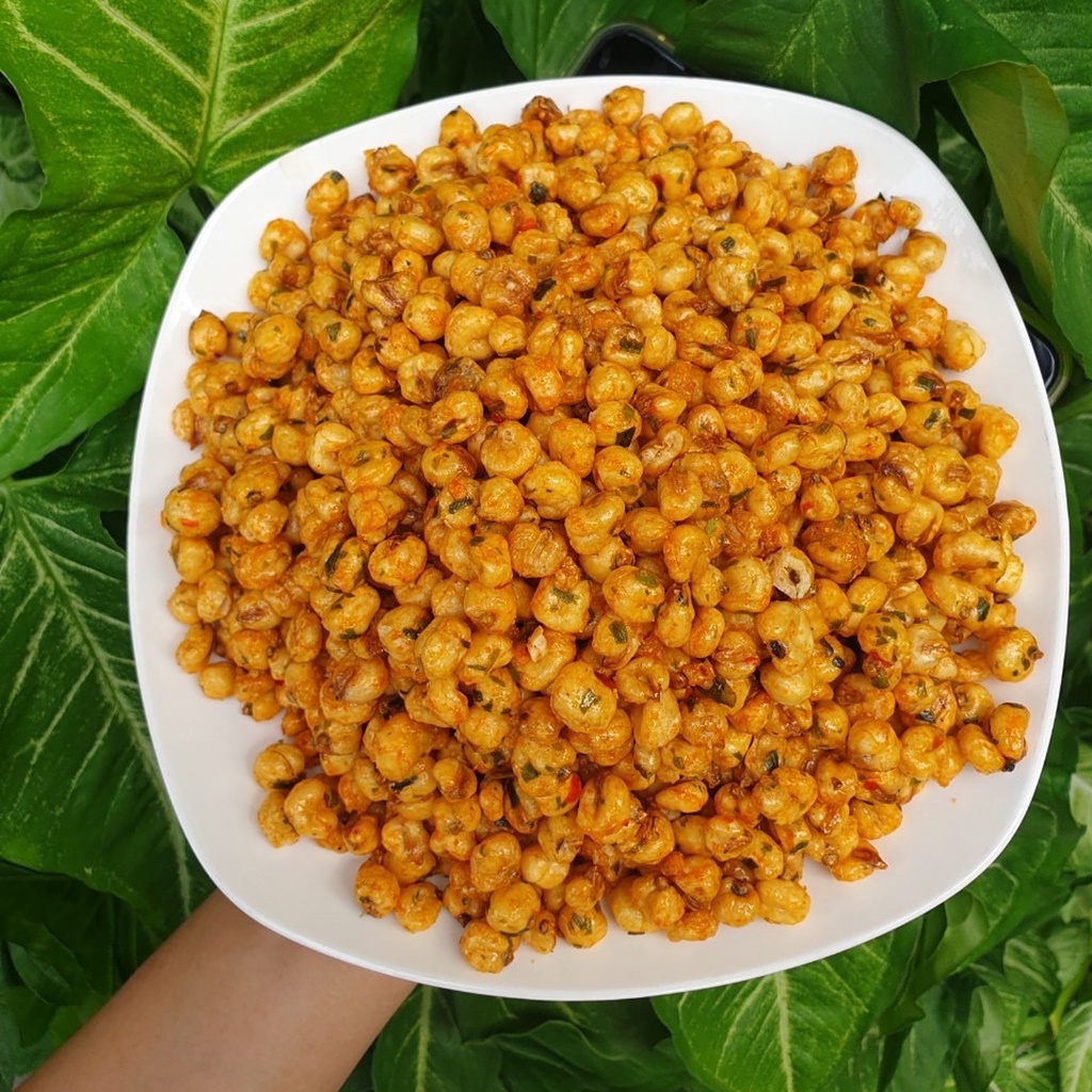 NGÔ GIÒN XÓC MẮM CAY MIX HÀNH TƯƠI 500G