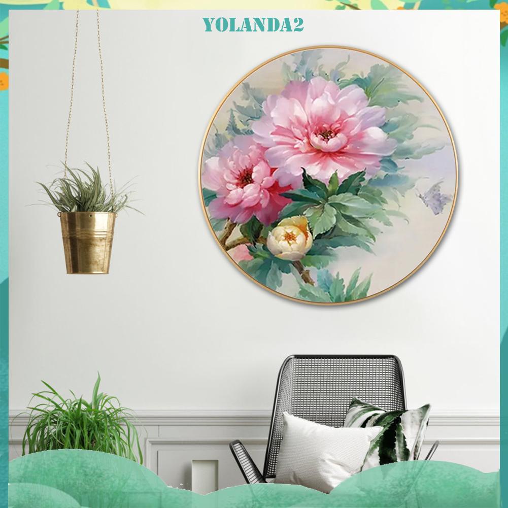 Tranh Thêu Chữ Thập Vải Canvas 50x50cm 11ct Hình Động Vật Và Hoa