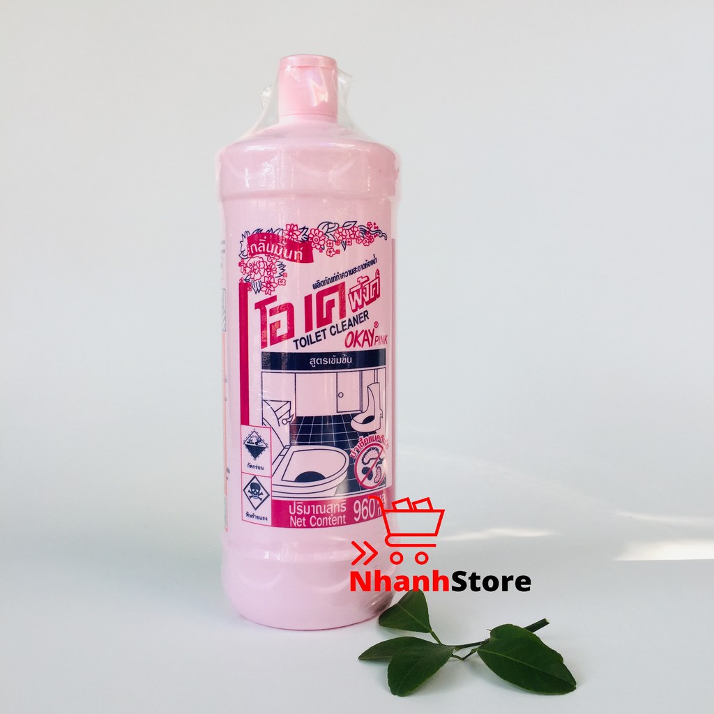 Nước Tẩy Toilet Okay Pink/ Okay Cleanser Mint 960ml - Thái Lan