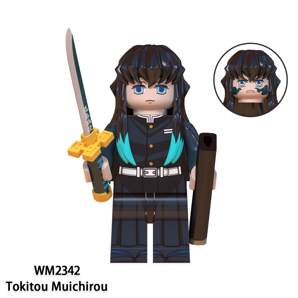 Mô Hình Đồ Chơi Nhân Vật Ninjago demon slayer Độc Đáo Cho Bé