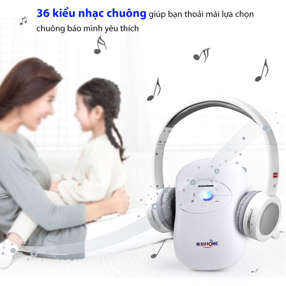  Chuông Cửa Báo Khách Không Dây Dùng Pin Lắp Đặt Dễ Dàng