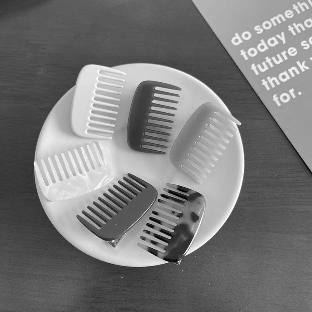 Kẹp Tóc Hình Lược Nhỏ Màu Sắc Kẹo Ngọt Dễ Phối Đồ