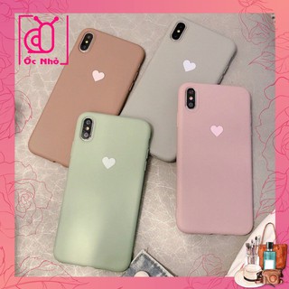 Ốp Lưng Iphone Silicon Logo Trái Tim🖤