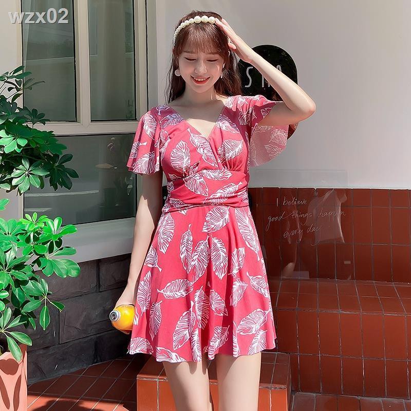 áo tắm nữ che bụng giảm béo bảo thủ váy một mảnh boxer plus size suối nước nóng sexy | BigBuy360 - bigbuy360.vn