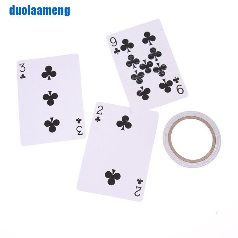 Lá bài poker bay lơ lửng kiểu UFO dùng để làm ảo thuật đường phố cận cảnh