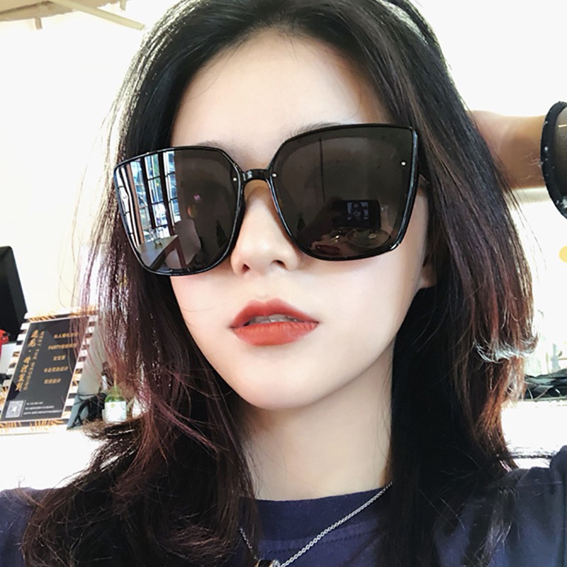 Kính râm Oversized gọng vuông thời trang cho nam và nữ